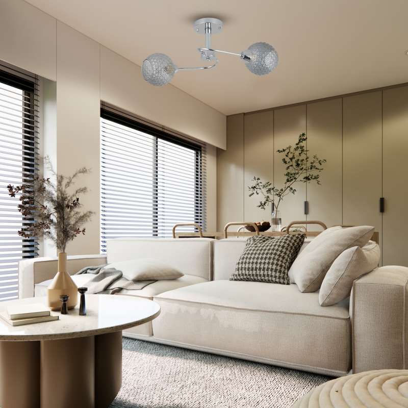 Lampa sufitowa OAKLAND 2xE27 Lampa sufitowa OAKLAND 2xE27