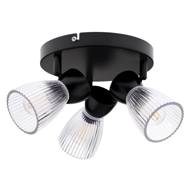 Lampa sufitowa BEST BLACK 3xE14 (round) Lampa sufitowa BEST BLACK 3xE14 (round)
