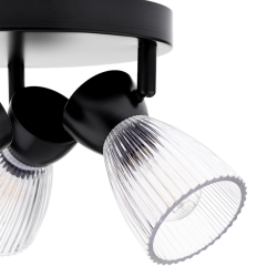Lampa sufitowa BEST BLACK 3xE14 (round) Lampa sufitowa BEST BLACK 3xE14 (round)