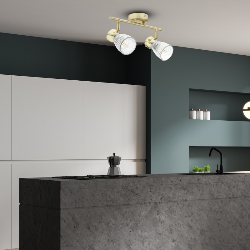 Lampa sufitowa BEST GOLD 2xE14 Lampa sufitowa BEST GOLD 2xE14