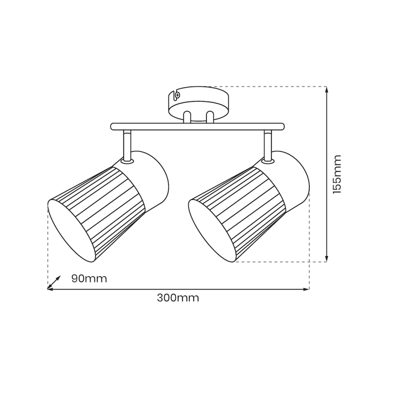 Lampa sufitowa BEST GOLD 2xE14 Lampa sufitowa BEST GOLD 2xE14
