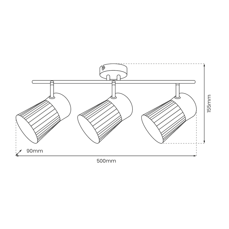 Lampa sufitowa BEST GOLD 3xE14 Lampa sufitowa BEST GOLD 3xE14