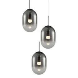 Lampa wisząca ALIAS BLACK 3xE14 koło Lampa wisząca ALIAS BLACK 3xE14 koło