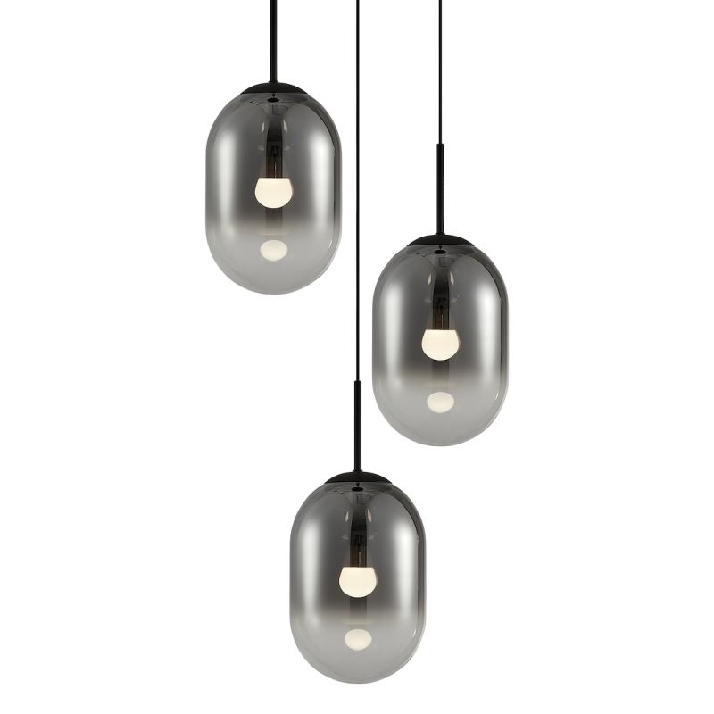 Lampa wisząca ALIAS BLACK 3xE14 koło Lampa wisząca ALIAS BLACK 3xE14 koło