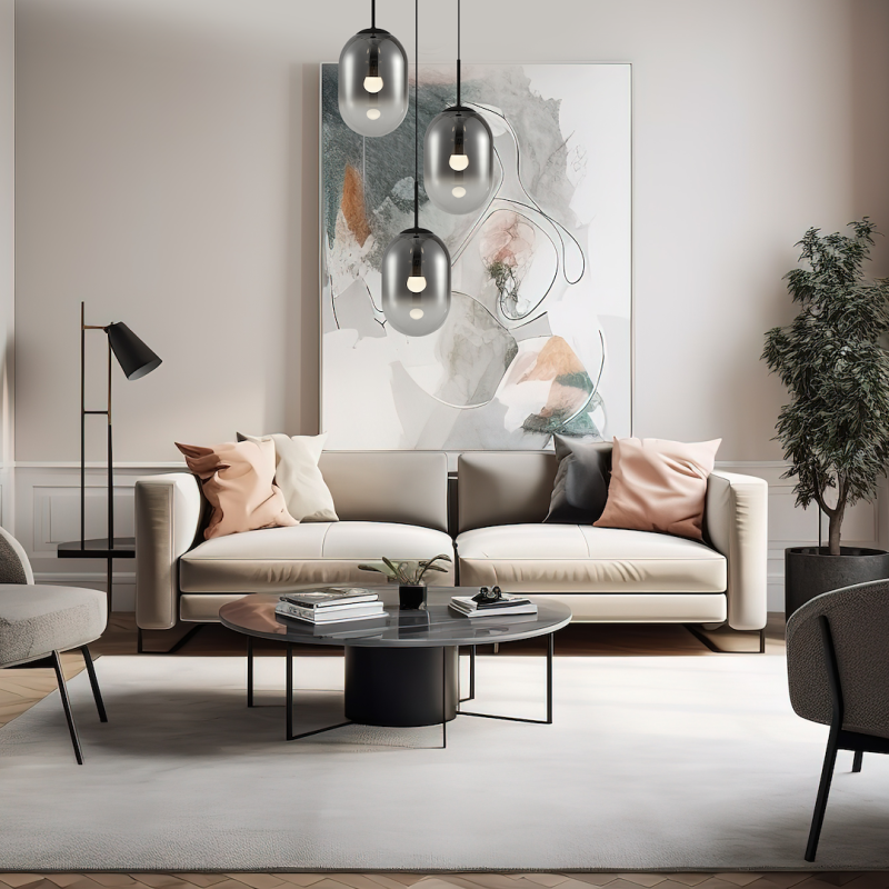 Lampa wisząca ALIAS BLACK 3xE14 koło Lampa wisząca ALIAS BLACK 3xE14 koło