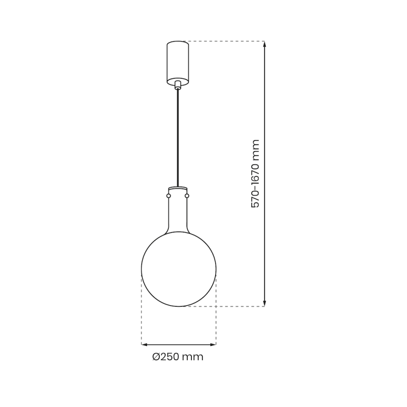 Lampa wisząca TORONTO 1xGU10 Lampa wisząca TORONTO 1xGU10
