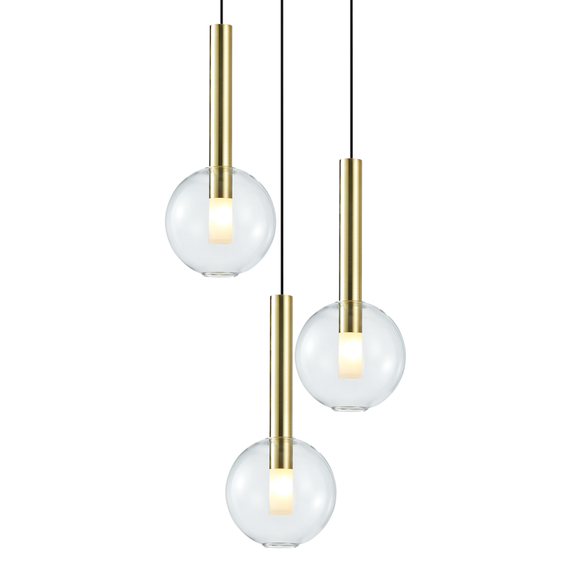 Lampa wisząca NIKO GOLD 3xG9 Lampa wisząca NIKO GOLD 3xG9