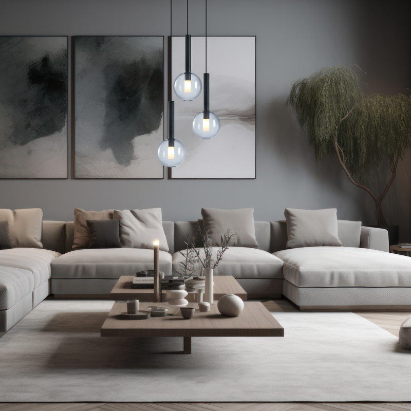Lampa wisząca NIKO BLACK 3xG9 Lampa wisząca NIKO BLACK 3xG9