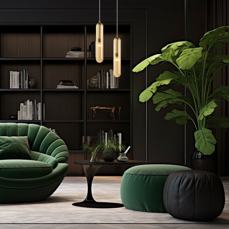 Lampa wisząca PAX GOLD 1xG9 Lampa wisząca PAX GOLD 1xG9