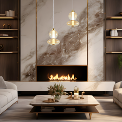 DAPHNE AMBER 12W pendant lamp DAPHNE AMBER 12W pendant lamp