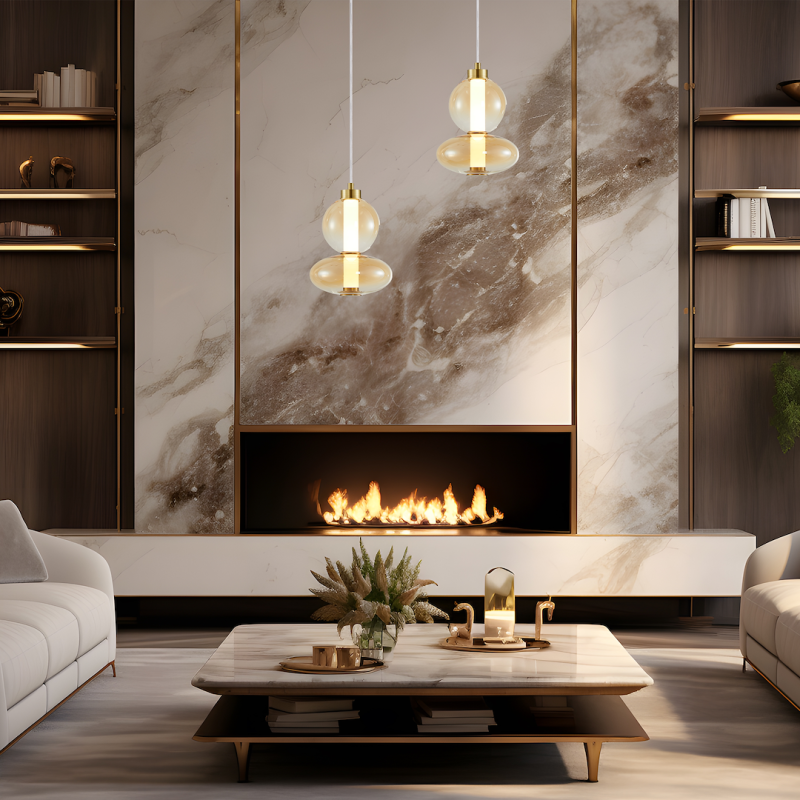 DAPHNE AMBER 12W pendant lamp DAPHNE AMBER 12W pendant lamp
