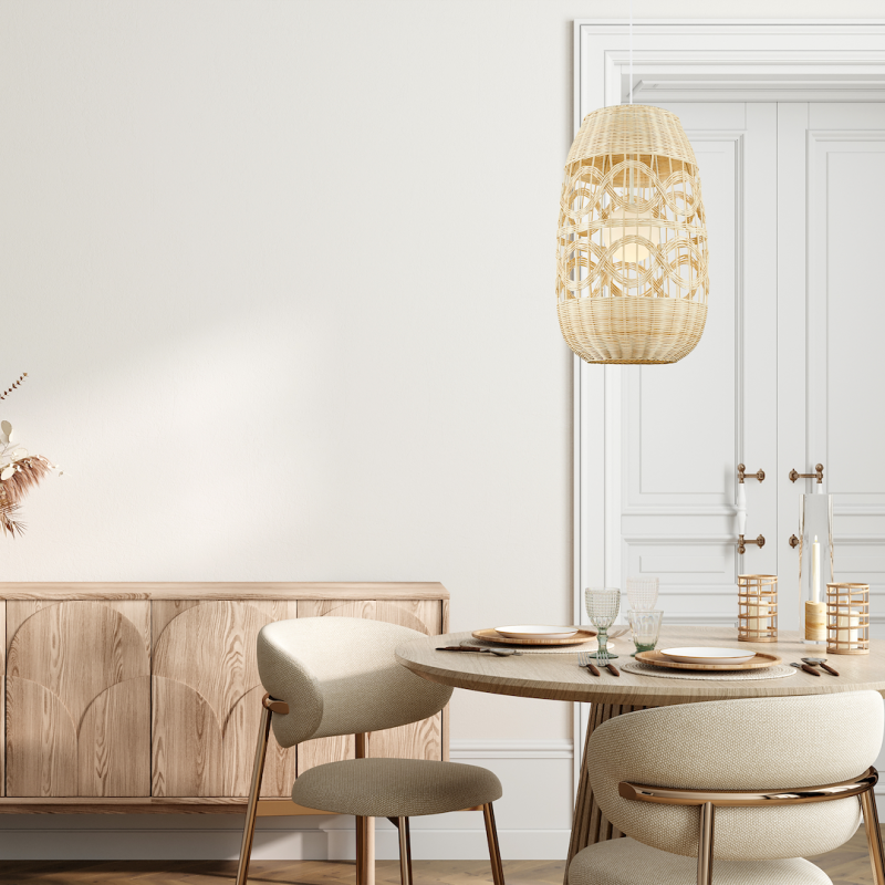 Lampa wisząca ARONA NATURAL 1xE14 fi 400 Lampa wisząca ARONA NATURAL 1xE14 fi 400