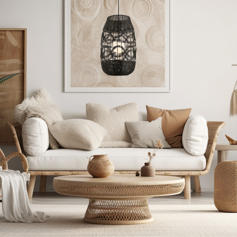 Lampa wisząca ARONA BLACK 1xE14 fi 400 Lampa wisząca ARONA BLACK 1xE14 fi 400