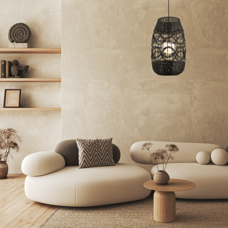 Lampa wisząca ARONA BLACK 1xE14 fi 400 Lampa wisząca ARONA BLACK 1xE14 fi 400