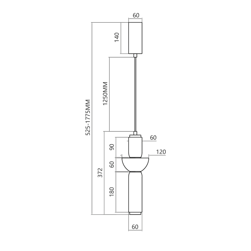 Lampa wisząca CAMPO 19W LED Lampa wisząca CAMPO 19W LED