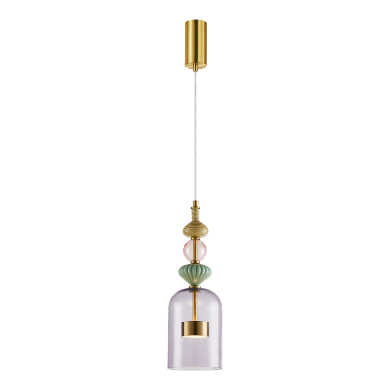 Lampa wisząca ARTE 12W LED śr. 13cm mosiądz Lampa wisząca ARTE 12W LED śr. 13cm mosiądz