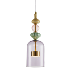 Lampa wisząca ARTE 12W LED śr. 13cm mosiądz Lampa wisząca ARTE 12W LED śr. 13cm mosiądz