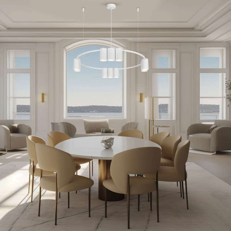 Genesis Hanging Lamp (circle) 10xGU10 White Genesis Hanging Lamp (circle) 10xGU10 White