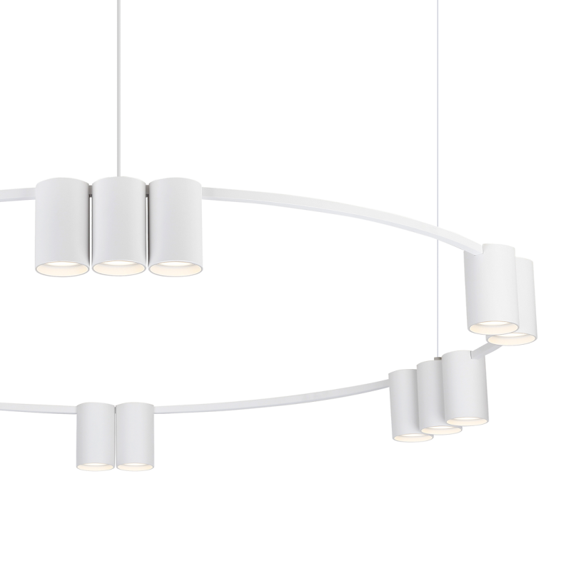 Lampa wisząca (koło) Genesis 15xGU10 Biały Lampa wisząca (koło) Genesis 15xGU10 Biały