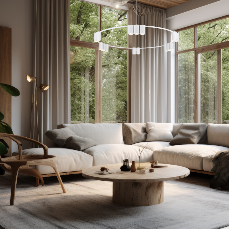 Lampa wisząca (koło) Genesis 15xGU10 Biały Lampa wisząca (koło) Genesis 15xGU10 Biały