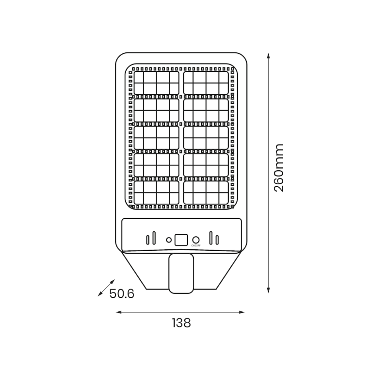 Kers Solar Lamp 50W 500lm 6500K Kers Solar Lamp 50W 500lm 6500K
