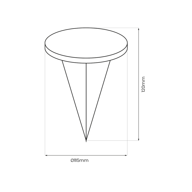 Solar Lamp Deck 3000K IP44 Solar Lamp Deck 3000K IP44