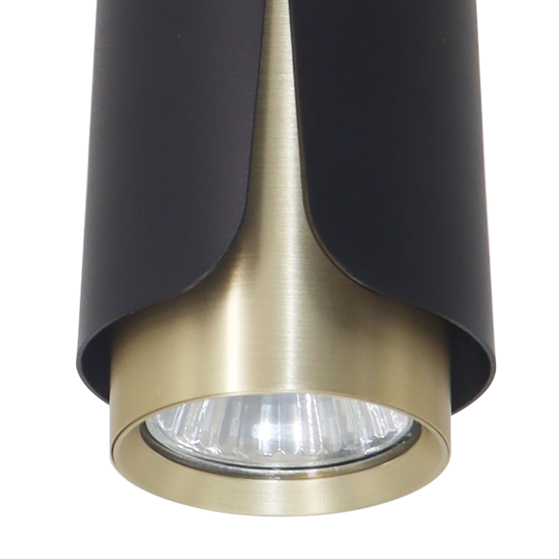 FLOWER BLACK GOLD DOWNLIGHT 1xGU10 FLOWER BLACK GOLD DOWNLIGHT 1xGU10