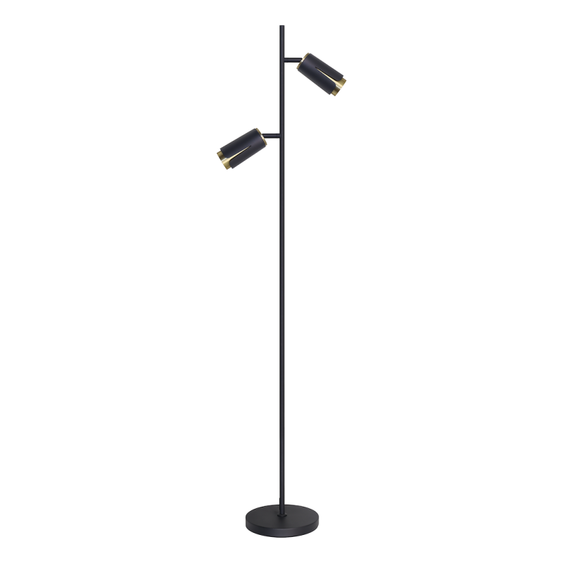 FLOWER BLACK GOLD LAMPA PODŁOGOWA 2xGU10 FLOWER BLACK GOLD LAMPA PODŁOGOWA 2xGU10
