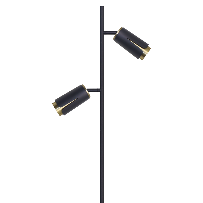 FLOWER BLACK GOLD LAMPA PODŁOGOWA 2xGU10 FLOWER BLACK GOLD LAMPA PODŁOGOWA 2xGU10