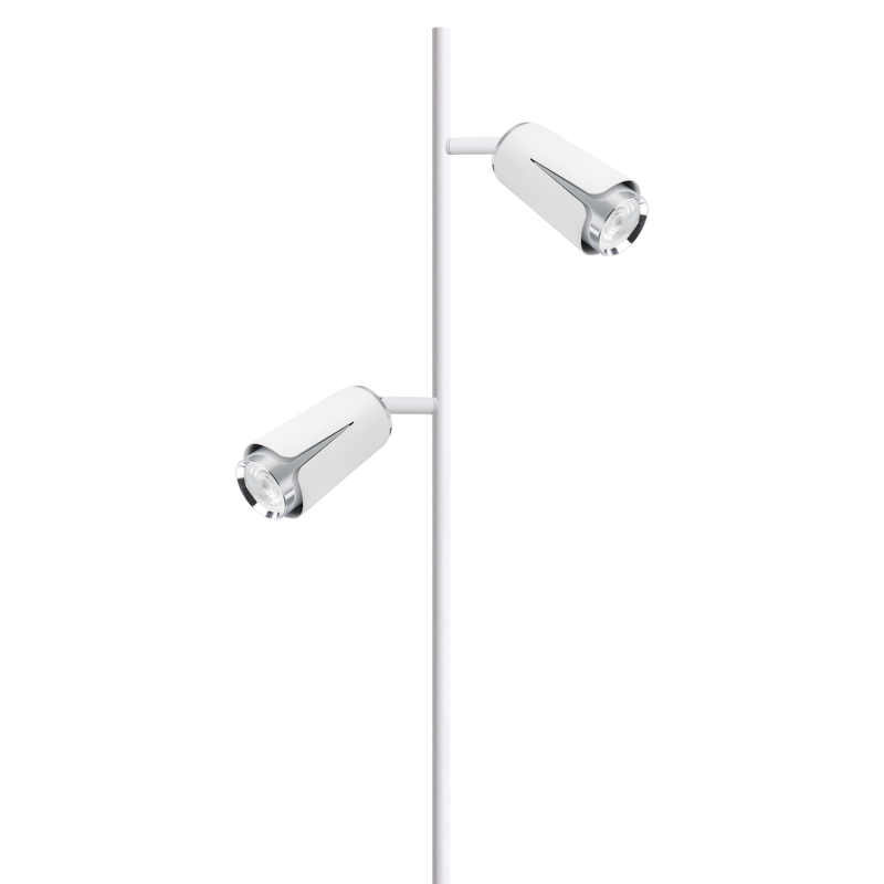 Flower Chrome Lampa Podłogowa 2xGU10 Biały Flower Chrome Lampa Podłogowa 2xGU10 Biały