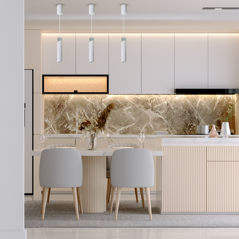NEO WHITE CHROME ПІДВІСНА ЛАМПА 1xGU10 NEO WHITE CHROME ПІДВІСНА ЛАМПА 1xGU10