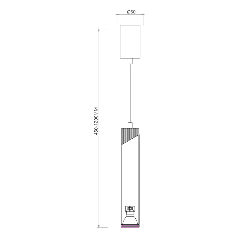 NEO WHITE CHROME LAMPA WISZĄCA 1xGU10 NEO WHITE CHROME LAMPA WISZĄCA 1xGU10