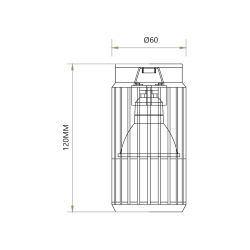 VERTICAL BLACK DOWNLIGHT 1xGU10 VERTICAL BLACK DOWNLIGHT 1xGU10