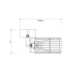 VERTICAL WHITE SPOT 1xGU10 VERTICAL WHITE SPOT 1xGU10