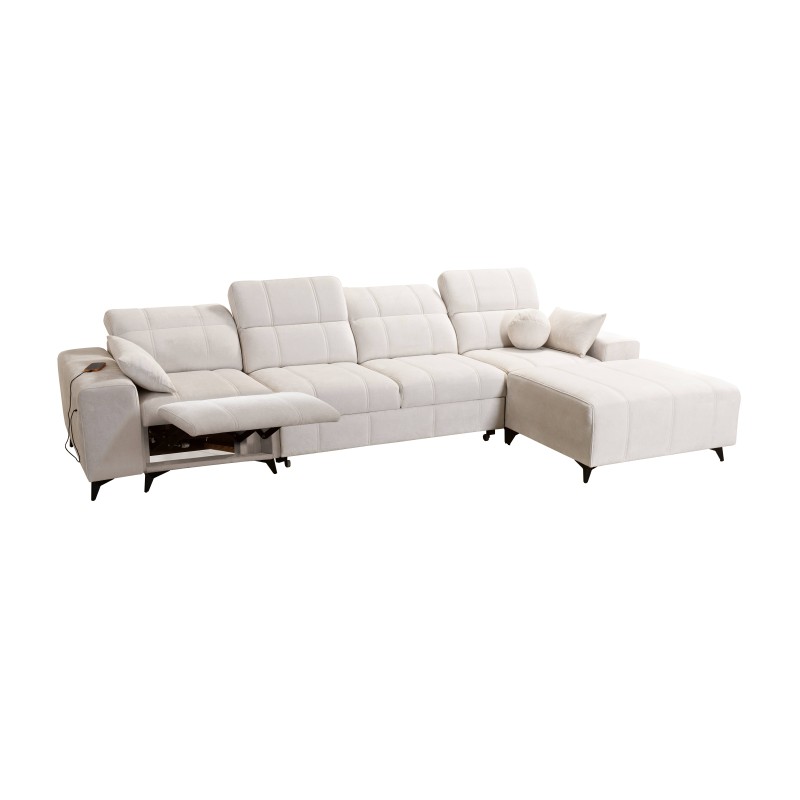 Ecksofa Ballagio XII Mix mit Schlaffunktion und Relax - Geflecht, Spring 1112 Ecksofa Ballagio XII Mix mit Schlaffunktion und Relax - Geflecht, Spring 1112