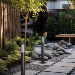 VERTICAL BLACK LÁMPARA DE JARDÍN 1xGU10 IP44 VERTICAL BLACK LÁMPARA DE JARDÍN 1xGU10 IP44