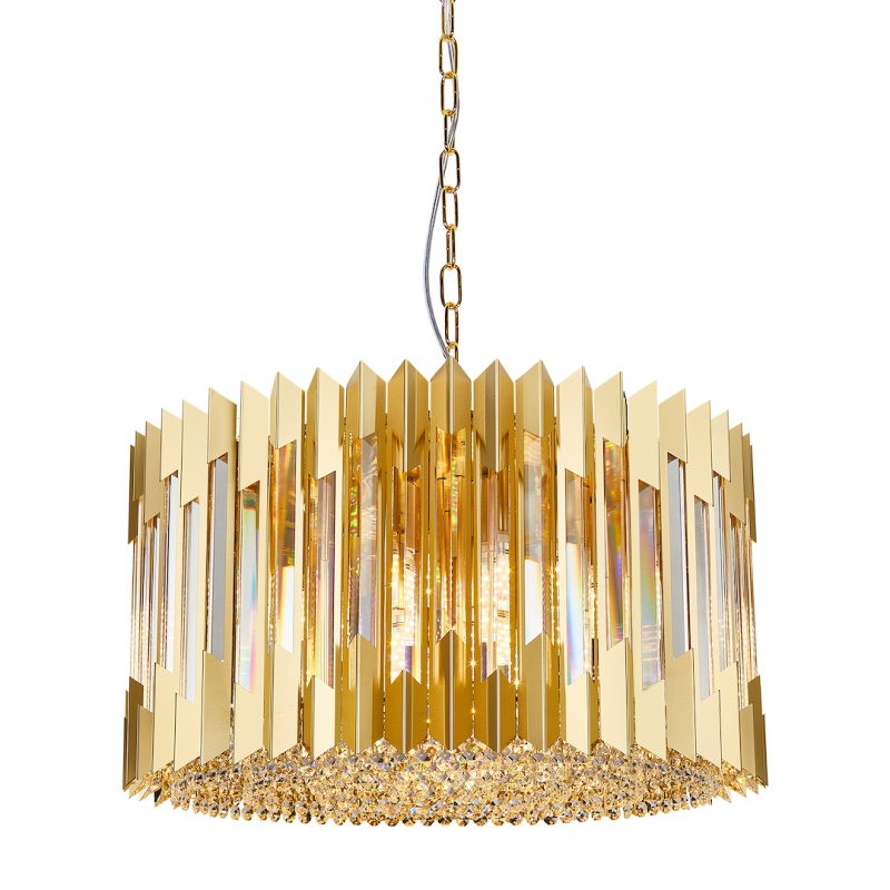 Żyrandol RITZ GOLD 12xE14 Żyrandol RITZ GOLD 12xE14