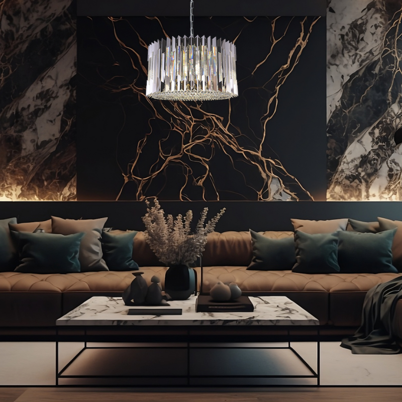 Żyrandol RITZ CHROME 12xE14 Żyrandol RITZ CHROME 12xE14