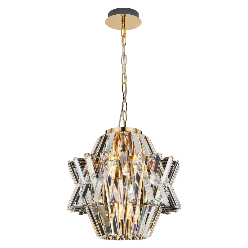 Żyrandol CROWN GOLD 4xE14 Żyrandol CROWN GOLD 4xE14