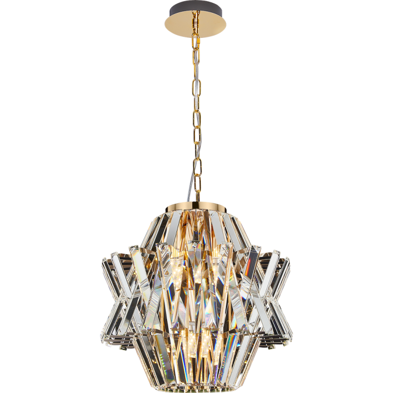 CROWN GOLD Chandelier 4xE14 CROWN GOLD Chandelier 4xE14