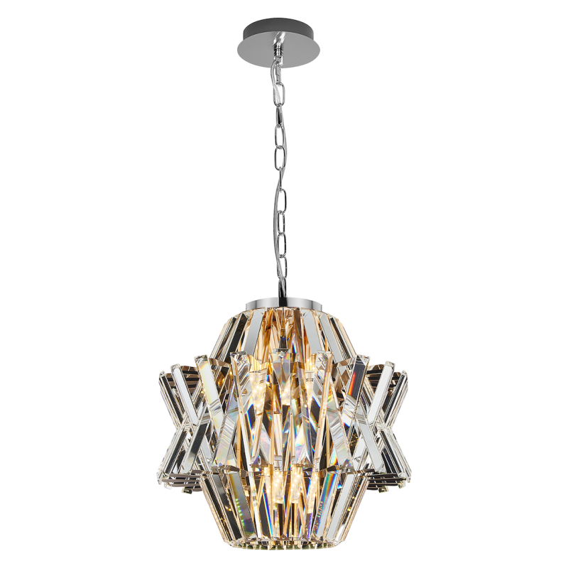 Żyrandol CROWN CHROME 4xE14 Żyrandol CROWN CHROME 4xE14
