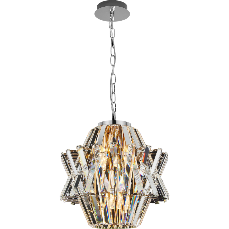 Żyrandol CROWN CHROME 4xE14 Żyrandol CROWN CHROME 4xE14