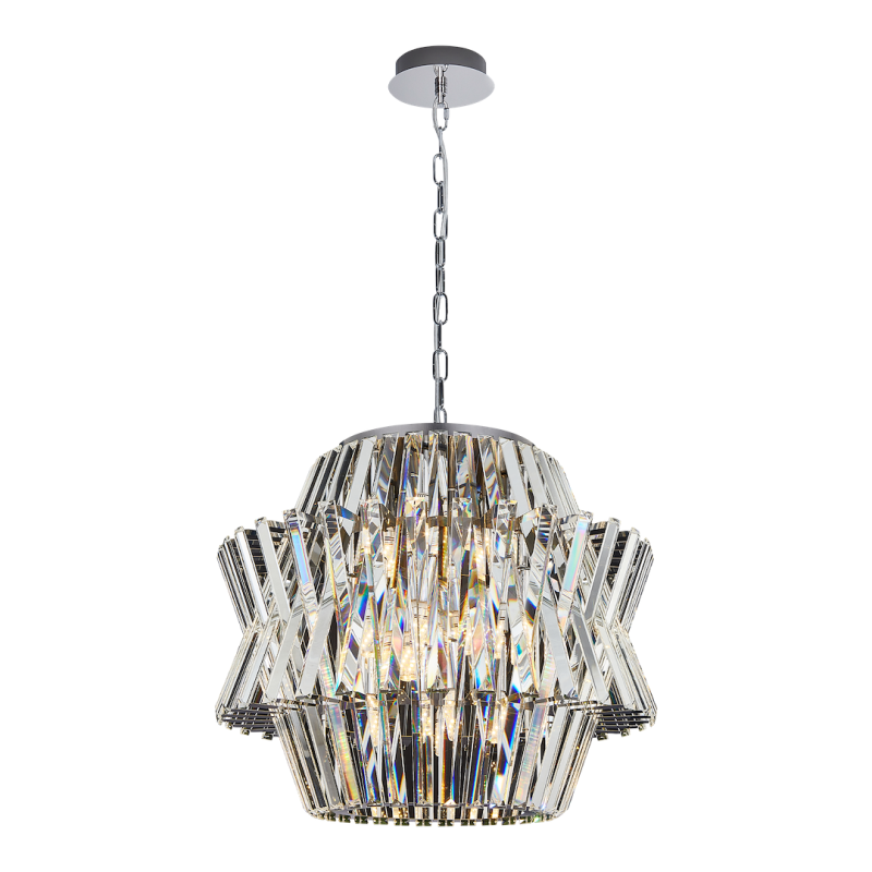 Żyrandol CROWN CHROME 12xE14 Żyrandol CROWN CHROME 12xE14