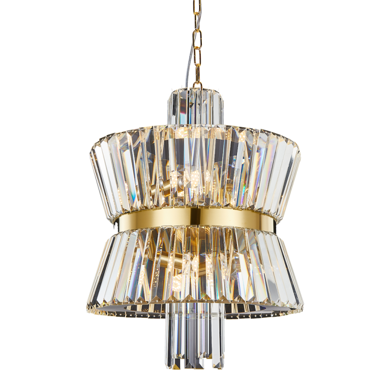 Żyrandol AURELIA GOLD 8xE14 Żyrandol AURELIA GOLD 8xE14
