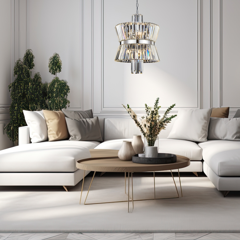 Żyrandol AURELIA CHROME 8xE14 Żyrandol AURELIA CHROME 8xE14