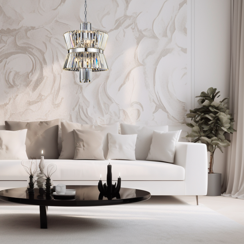 Żyrandol AURELIA CHROME 8xE14 Żyrandol AURELIA CHROME 8xE14