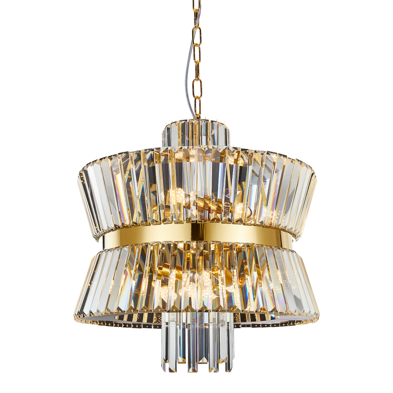 Żyrandol AURELIA GOLD 12xE14 Żyrandol AURELIA GOLD 12xE14