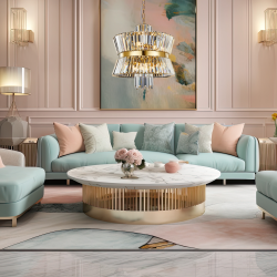 Żyrandol AURELIA GOLD 12xE14 Żyrandol AURELIA GOLD 12xE14