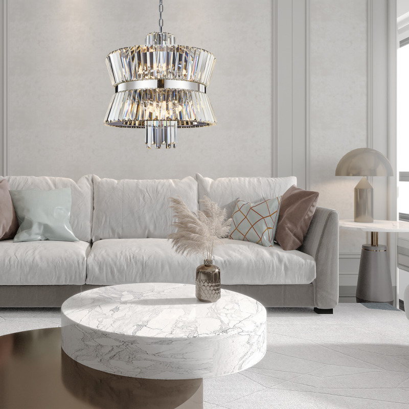 Żyrandol AURELIA CHROME 12xE14 Żyrandol AURELIA CHROME 12xE14