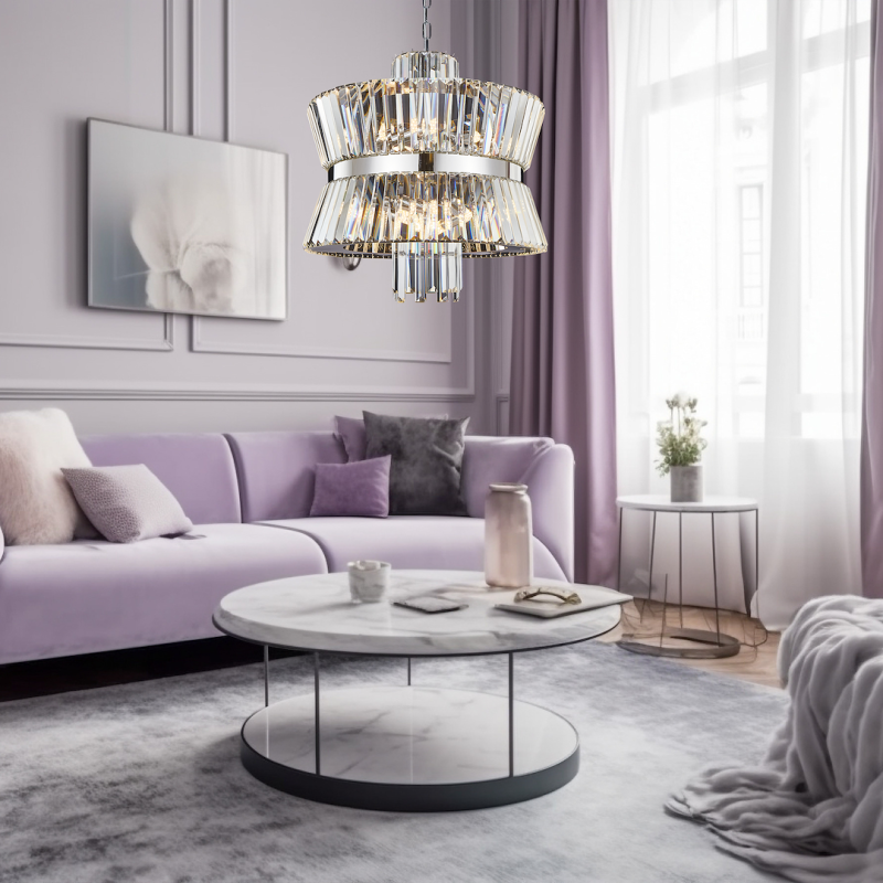 Żyrandol AURELIA CHROME 12xE14 Żyrandol AURELIA CHROME 12xE14